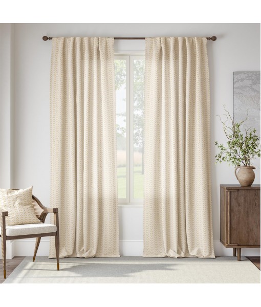 Yellow Bohemian Style Translucent Curtains